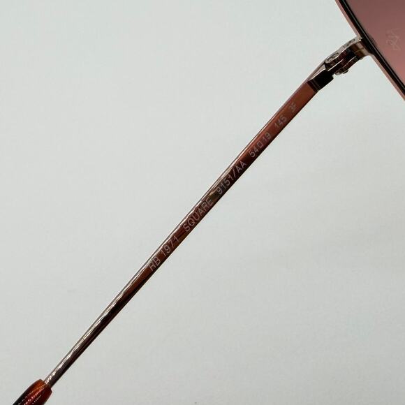 Ray-Ban | RB1971 Square Sunglasses Rose Gold Evolve Photochromic Red Bordeaux main image 9
